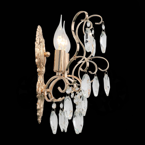 SL846.201.02 Бра ST-Luce Золотистый/Прозрачный E14 2*40W ORECCHINI фото 3