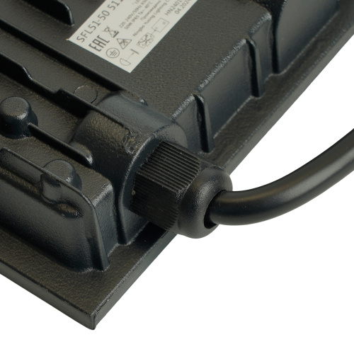 Светодиодный прожектор SAFFIT SFL51-50 IP65 50W 6500K черный фото 4