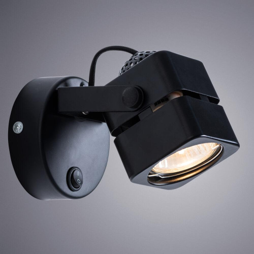 Настенный светильник Arte Lamp A1315AP-1BK фото 2