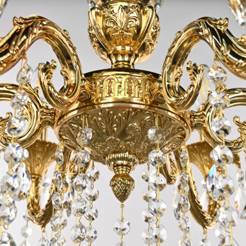 Люстра с хрустальными подвесками AL79101/6/175 B G Bohemia Ivele Crystal (Богемия Ивеле Кристалл) фото 7