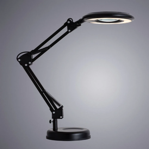 Офисная настольная лампа Arte Lamp LUNA A2013LT-1BK фото 2