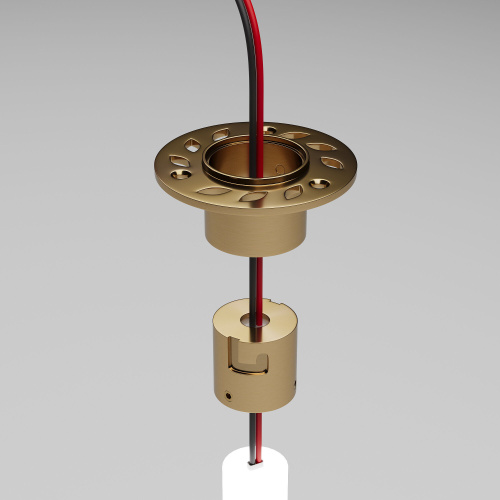 Встраиваемое крепление для круглого гибкого неона Full light латунь FL 2860 фото 6