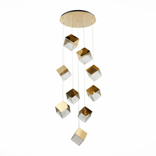 SL1182.203.09 Светильник подвесной ST-Luce Золотистый/Прозрачный, Золотистый G9 9*5W RIELLO фото 2