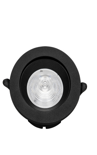 Встраиваемый точечный светильник черный LED 10Вт D10см Zortes RAIZ ZRS.57796.10 фото 3 Встраиваемый точечный светильник черный LED 10Вт D10см Zortes RAIZ ZRS.57796.10 фото 3