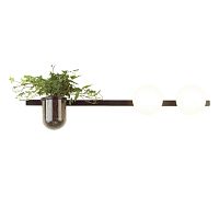 4681/2W WALLI ODL20 463 черный/белый Настенный светильник E14 2*40W 220V FLOWER