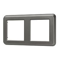 Рамка пластиковая FRM-VERSA-PL-2-GR Arlight 043780