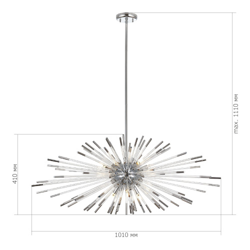 SL1097.103.09 Светильник подвесной ST-Luce Хром G9 9*5W CALLIO фото 9 SL1097.103.09 Светильник подвесной ST-Luce Хром G9 9*5W CALLIO фото 9