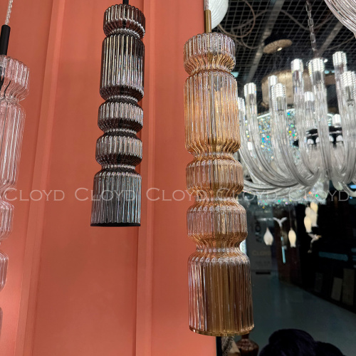 Подвесной светильник Cloyd HOW P1 / выс. 39 см - латунь - шампань (арт.11606) фото 4