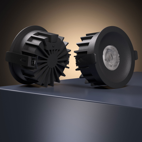 Светильник встраиваемый светодиодный Combi 20W 4000K черный 25069/LED фото 2