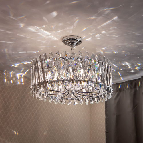 Citilux Ингвар CL334281 Люстра подвесная хрустальная Хром фото 12 Citilux Ингвар CL334281 Люстра подвесная хрустальная Хром фото 12