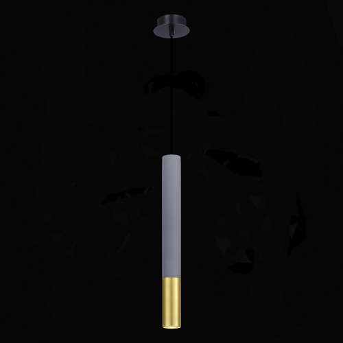 ST154.703.01 Светильник подвесной Серый GU10 1*5W IP20 D55xH410 180-240V Без ламп Подвесные светильники