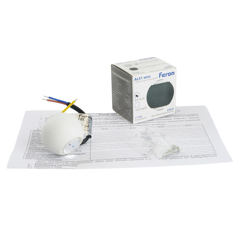 Светодиодный светильник стационарный Feron AL51 MINI 2*1W 3000K белый фото 9