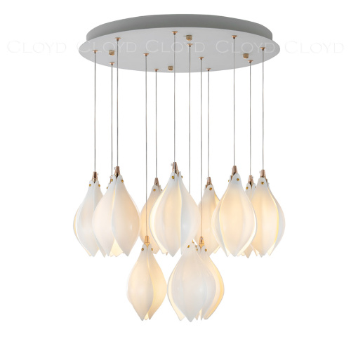 Люстра Cloyd MANGRA C12 / Ø53 см - керамика - белый (арт.10363) Люстра Cloyd MANGRA C12 / Ø53 см - керамика - белый (арт.10363)