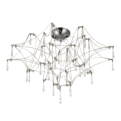 SL6601.102.78 Светильник потолочный ST-Luce Хром/Прозрачный LED 78*0,35W 3000K GRAVETTA фото 4