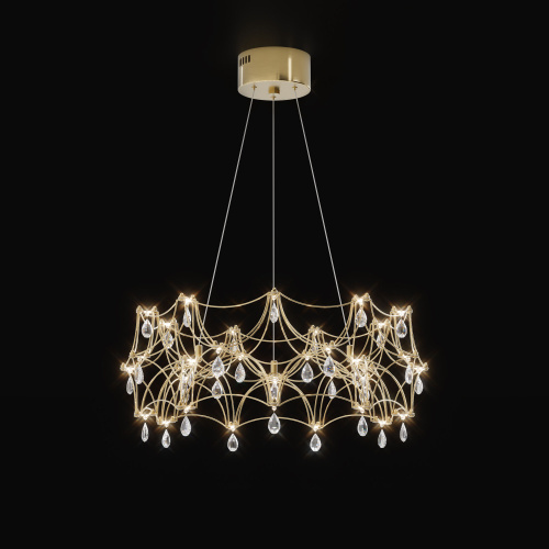 Подвесная светодиодная люстра с пультом управления 90401 LED фото 2