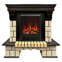 Электрокамин RealFlame Stone ML STD античный дуб c очагом Eugene