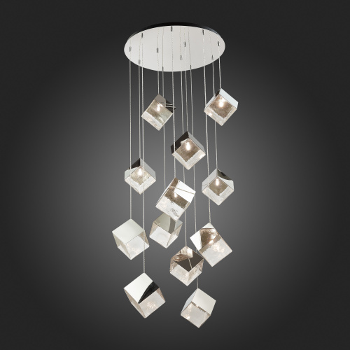 SL1182.103.12 Светильник подвесной ST-Luce Хром/Прозрачный, Хром G9 12*5W RIELLO фото 5 SL1182.103.12 Светильник подвесной ST-Luce Хром/Прозрачный, Хром G9 12*5W RIELLO фото 5