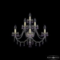 Бра хрустальные 1410B/3+2+1/240 G V7010 Bohemia Ivele Crystal (Богемия Ивеле Кристалл)
