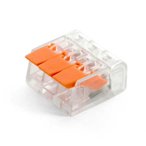 Универсальная компактная клемма 3-проводная STEKKER, LD221-413 фото 3