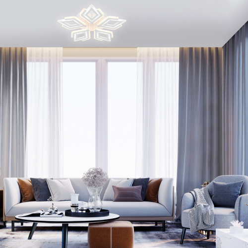 Потолочный светильник Escada 10288/5 LED*85W White фото 5 Потолочный светильник Escada 10288/5 LED*85W White фото 5