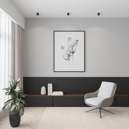 DK3110-BK Светильник накладной IP 20, 10 Вт, GU5.3, LED, черный, пластик фото 2