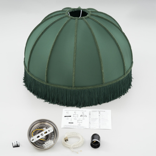 Citilux Базель CL407032 Подвесной светильник бронза с зелёным абажуром фото 9 Citilux Базель CL407032 Подвесной светильник бронза с зелёным абажуром фото 9