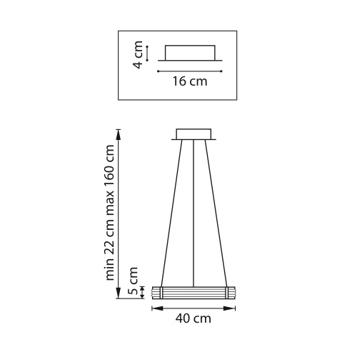 736241 Люстра ROTONDA 21W LED 1053LM 360G ЛАТУНЬ 3000K фото 6