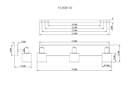 Спот Moderli V11828-3C Malet фото 4 Спот Moderli V11828-3C Malet фото 4