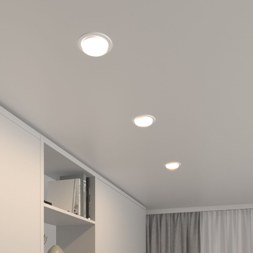 Встраиваемый точечный светильник 1035 GX53 WH белый фото 2