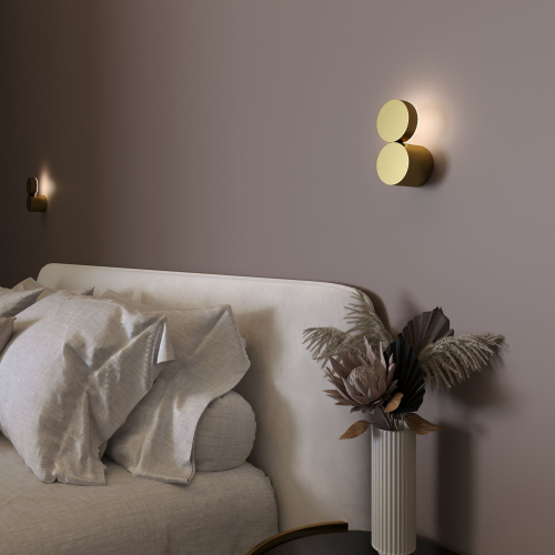 Настенный светодиодный светильник 40131/LED золото фото 2