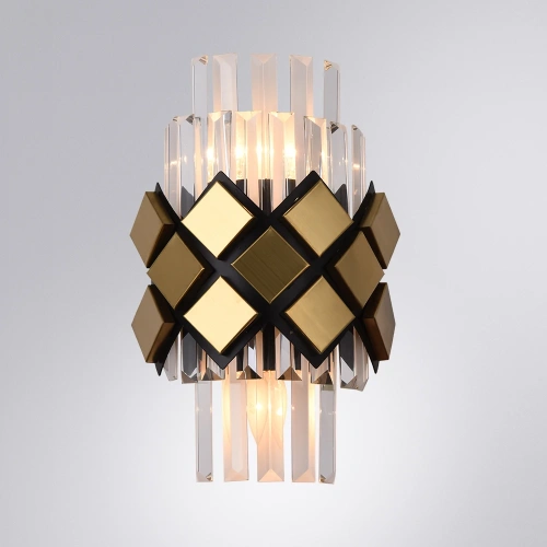 Настенный светильник Arte Lamp AMELIA A1039AP-2BK фото 2 Настенный светильник Arte Lamp AMELIA A1039AP-2BK фото 2