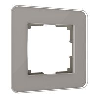 Рамка из стекла на 1 пост Elite дымчатый W0012417
