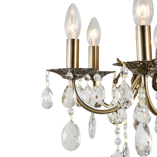 Подвесной светильник Escada 2107/8P E14*40W Antique Brass фото 4