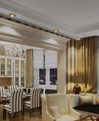 Встраиваемый светильник Reccagni Angelo Spot 1077 Oro фото 2