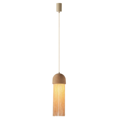 7073/1 ECODESIGN ODL26 187 Подвесной светильник бежевый/пробка/нити/металл IP20 LED GU10 5W 220-240V CORK фото 4