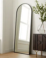 Зеркало в черной арочной раме "Хансен"