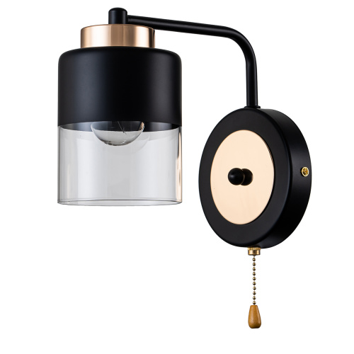 Настенный светильник Escada 2121/1A E27*40W Black/Gold фото 2 Настенный светильник Escada 2121/1A E27*40W Black/Gold фото 2