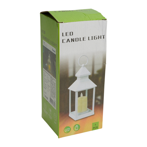 Световая фигура Свеча "Волшебный фонарь" 1LED 2700K, батарейки 3*ААА, 22см, белый, LT133 фото 5