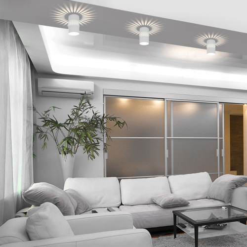 Накладной точечный светильник с подсветкой DLS026 фото 4