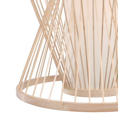 SL6241.503.01 Светильник подвесной ST-Luce Древесный/Белый E27 1*40W ALMA фото 4