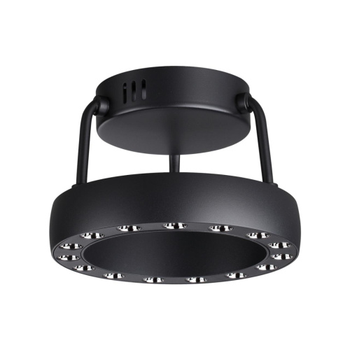 359398 OVER NT24 278 черный Светильник накладной светодиодный IP20 LED 12W вниз/5W вверх 220V 1360Лм 3000K TURN 359398 OVER NT24 278 черный Светильник накладной светодиодный IP20 LED 12W вниз/5W вверх 220V 1360Лм 3000K TURN