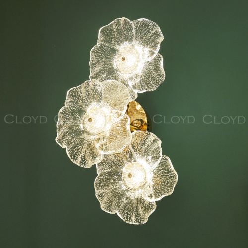 Бра Cloyd SHAMBALA-B W3 / выс. 45 см - золото (арт.20395) Бра Cloyd SHAMBALA-B W3 / выс. 45 см - золото (арт.20395)