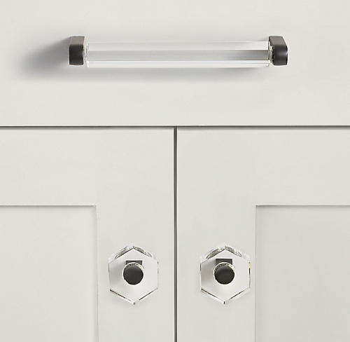 Ручка-скоба Lambeth Crystal Hex. L.15.2 Bronze фото 3