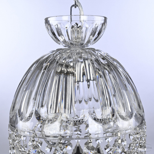 Подвесной светильник 5478/22 Ni Clear/M-1H Leafs Bohemia Ivele Crystal (Богемия Ивеле Кристалл) фото 3 Подвесной светильник 5478/22 Ni Clear/M-1H Leafs Bohemia Ivele Crystal (Богемия Ивеле Кристалл) фото 3
