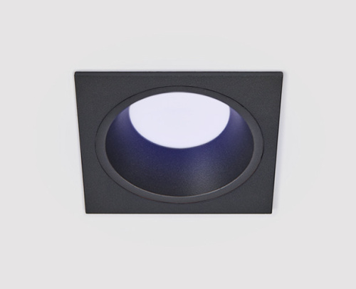 IT08-8013 black 4000K + IT08-8014 black светильник встраиваемый с рамкой