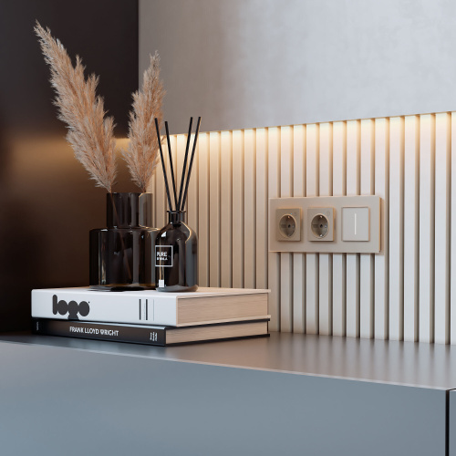 Умный сенсорный диммер (шампань) W3443111 фото 5