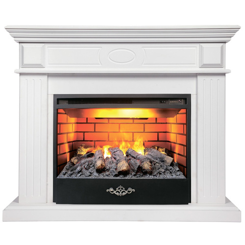 Электрокамин RealFlame Leda 24/25,5 WT белый матовый с очагом 3D Firestar 25,5 Электрокамин RealFlame Leda 24/25,5 WT белый матовый с очагом 3D Firestar 25,5