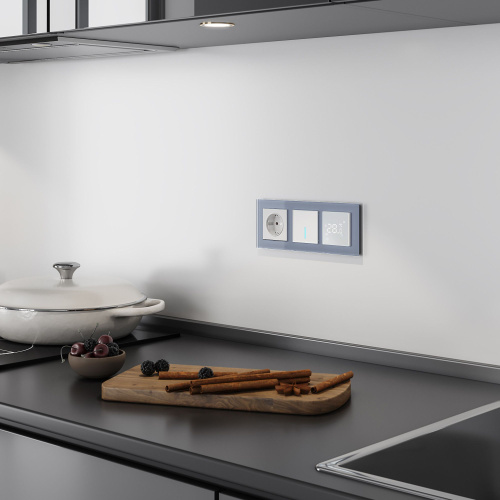 Умный сенсорный терморегулятор для теплого пола белый W1151201 фото 7 Умный сенсорный терморегулятор для теплого пола белый W1151201 фото 7