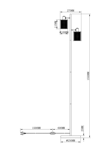Торшер Moderli V3061-2F Suspent фото 2 Торшер Moderli V3061-2F Suspent фото 2