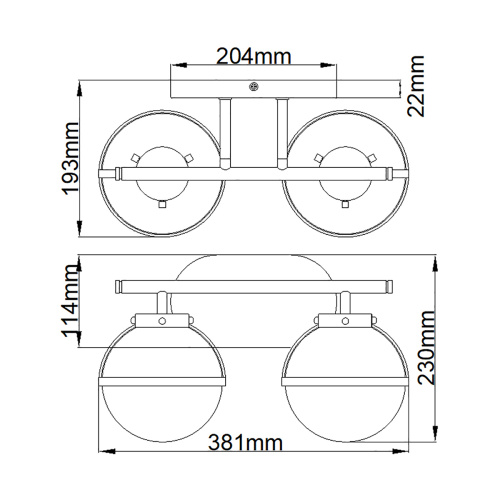 Бра для ванных комнат Hinkley, Арт. HK-HOLLIS2-C-BK-BATH фото 7 Бра для ванных комнат Hinkley, Арт. HK-HOLLIS2-C-BK-BATH фото 7